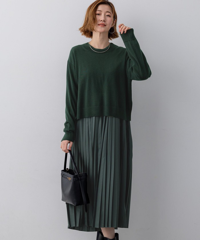 グリーン系｜ワンピース・ドレス｜23区 (Lサイズ)(ニジュウサンク L