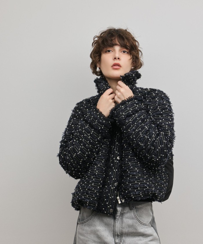 ツイードダウンジャケット(508658841)｜阪急百貨店公式通販サイト