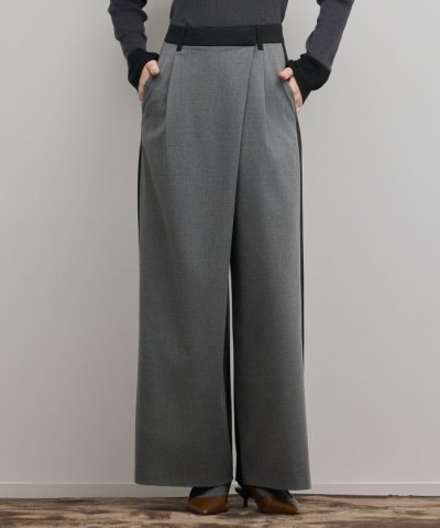 ラップワイドパンツ