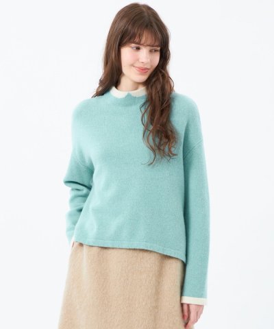 Cleric Collar Knit ウールカシミヤ製