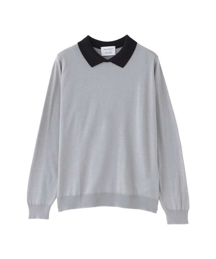 MACKINTOSH グレー 長袖セーター メランジ クルーネックニット(トップス)｜MACKINTOSH PHILOSOPHY