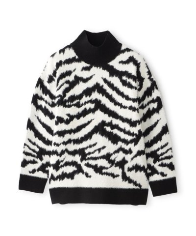 【カタログ掲載】フェザーヤーンゼブラニットプルオーバー
