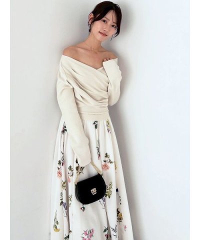 ニットドッキングワンピース