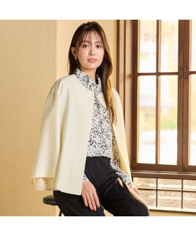 ピサーノ PISANO 【ハレの日・セットアップ対応】ベルスリーブ・ノーカラーシ