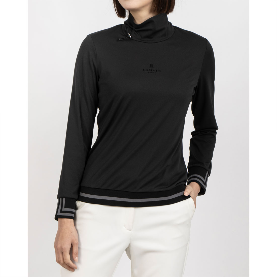 ランバン スポール LANVIN SPORT ハイネック長袖シャツ【防風