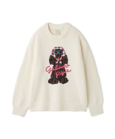 スカーフDOG ジャガードプルオーバー