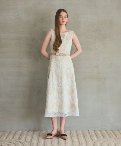 レースボーダードレス