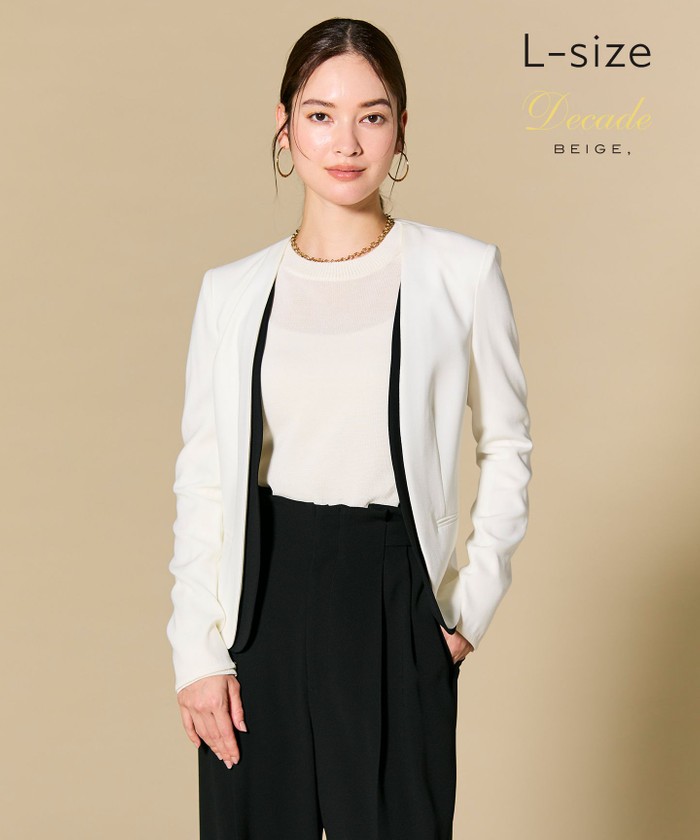 Lsize・セットアップ対応】CINDY / ダブルカラージャケット(508667012