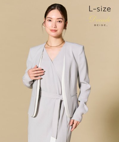 【Lsize・セットアップ対応】CINDY / ダブルカラージャケット