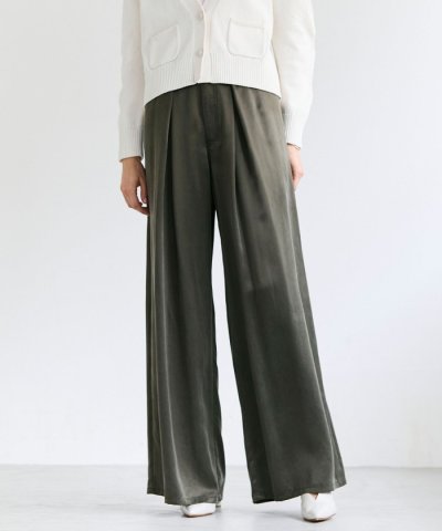 FRANKLIN / ドレープタックワイドパンツ