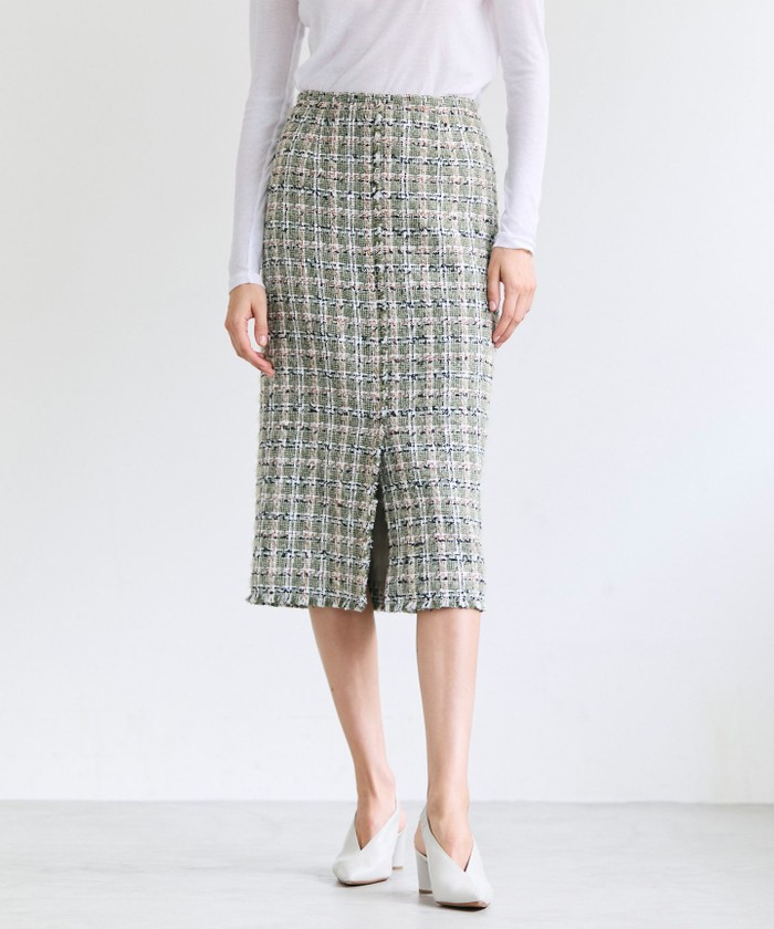 新品タグ付き【BEIGE,】ベイジ　ウール　スカート　日本製　L その他｜Aラインスカート｜BEIGE,(ベイジ)｜阪急百貨店公式通販サイト