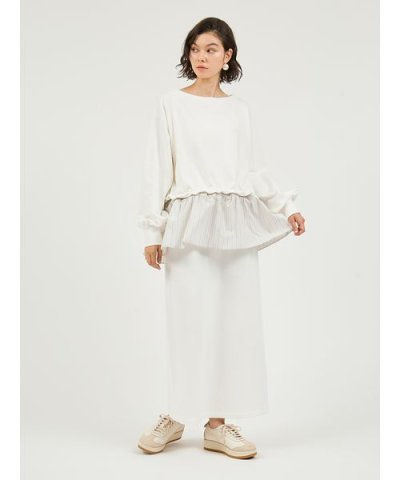 【NEW YEAR'S SPECIAL ITEM】布帛ドッキング裏毛セットアップ