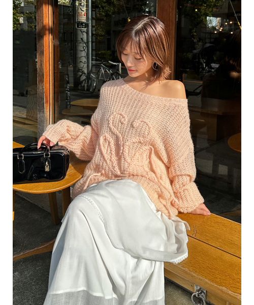 snidel雑誌多数掲載編み上げニット ニット｜SNIDEL(スナイデル)の通販サイト【公式】