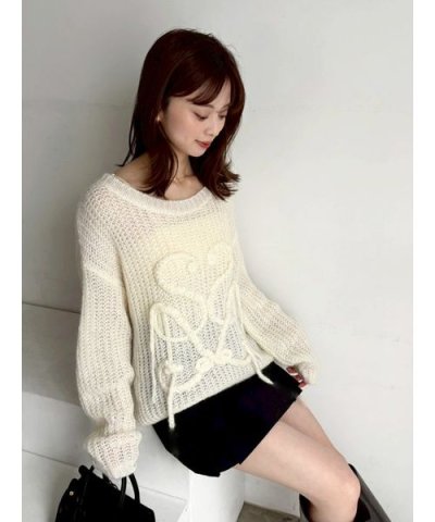 ロゴローゲージニットプルオーバー