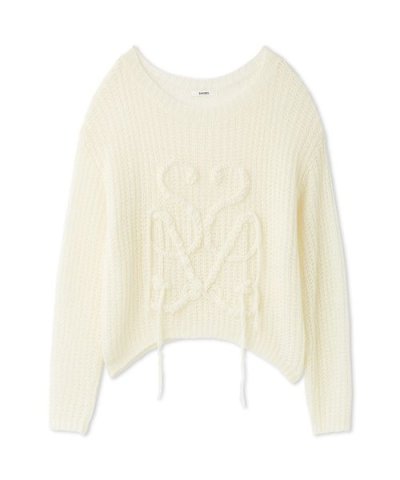 ロゴローゲージニットプルオーバー