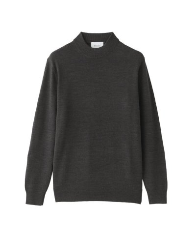 ハイゲージ天竺 モックネックプルオーバーニット