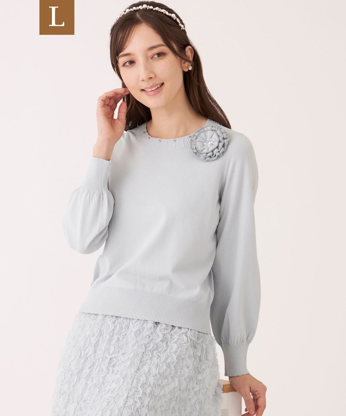 グレー系｜ニット・セーター｜TO BE CHIC(Lサイズ)(トゥー ビー シック