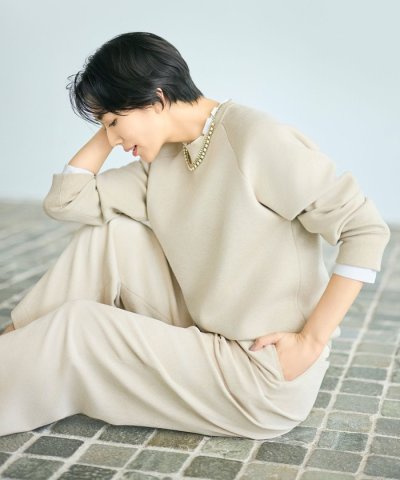【カタログ掲載】スムージーラグランスリーブ ニット