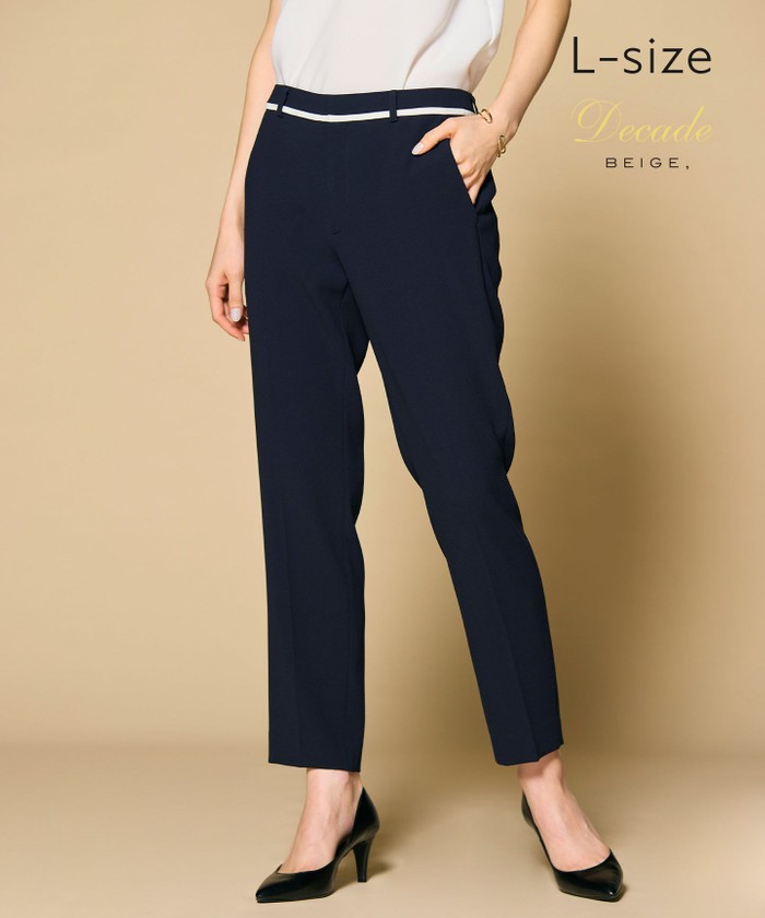 BEIGE,ベイジ、CINDY　40号　ネイビー　パンツ BEIGE,ベイジ、CINDY 40号 ネイビー パンツ オンワードBEIGE CINDY