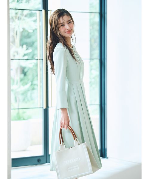 ピコ刺繍ボウタイワンピース(508674170)｜阪急百貨店公式通販サイト