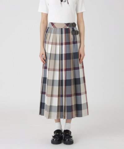 【店舗限定】クレストブリッジチェックライトツイルスカート