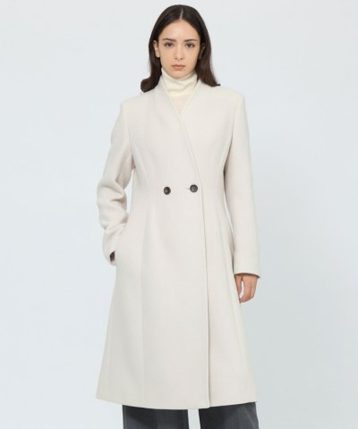 カメリア ウールロングコート