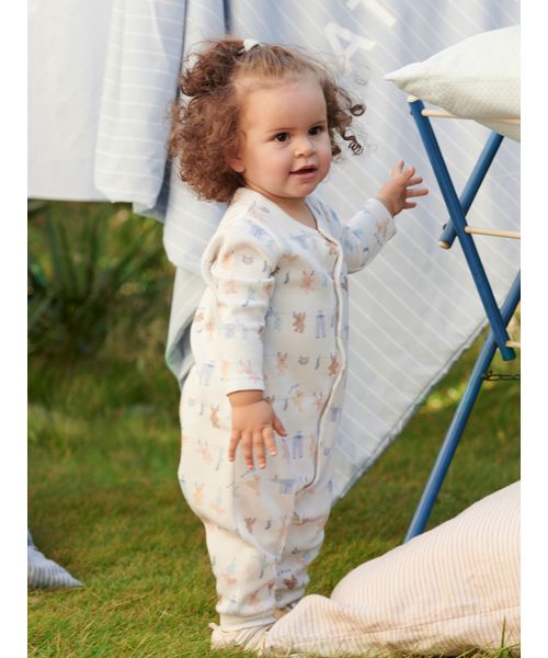 BABY】ウォッシングアニマル柄ロンパース(508678547)｜阪急百貨店公式