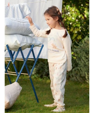 【KIDS】ウォッシングアニマル柄ロングパンツ