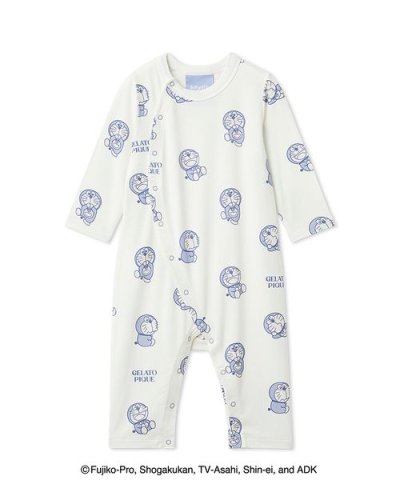 【ドラえもん】【ベビー】総柄ロンパース