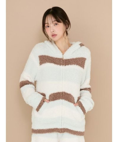 ジェラートランダムボーダーパーカ