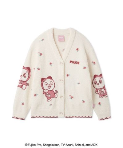 【ドラえもん】【レディース】ベビモコジャガードカーディガン