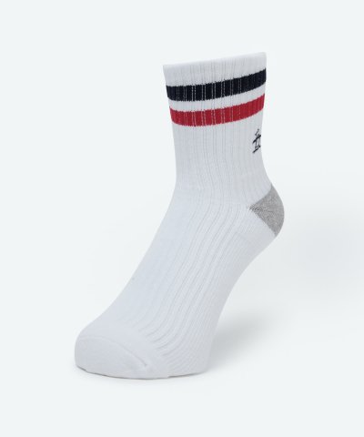 マンシングウェア Munsingwear ショート丈ライン入りソックス【返品不可