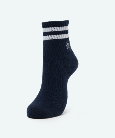 マンシングウェア Munsingwear ショート丈ライン入りソックス【返品不可