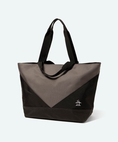 マンシングウェア Munsingwear バイカラーダブルハンドルトートバッグ