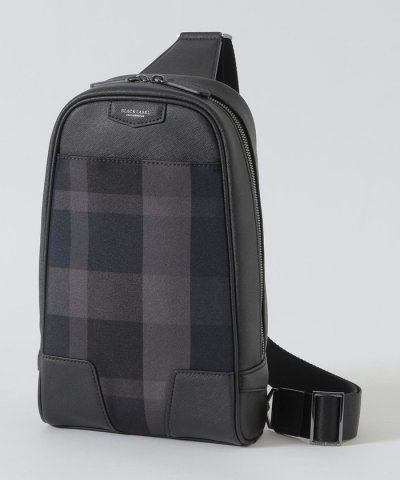 【一部店舗限定】トーナルクレストブリッジチェックボディバッグ