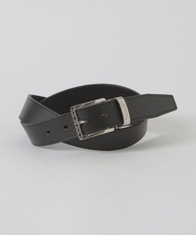 【一部店舗限定】チェックバックルキップレザーベルト