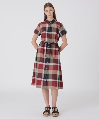 【一部店舗限定】ライトクロッシングツイルシャツドレス
