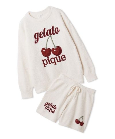 【ONLINE限定】べビモコチェリージャガードプルオーバー&ショートパンツセット