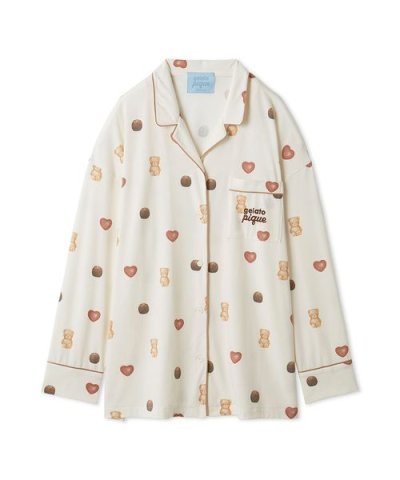 【Valentine】総柄シャツ