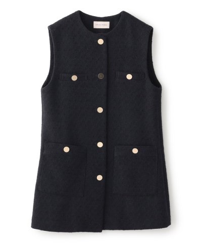 【EPOCA STORIA】ツイードロングジレ《WEB＆EPOCA THE SH