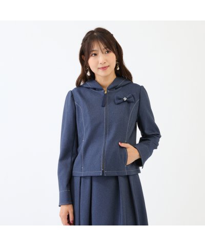 ローズティアラ RoseTiara 【イージーケア/伸縮性◎】デニムライクフード