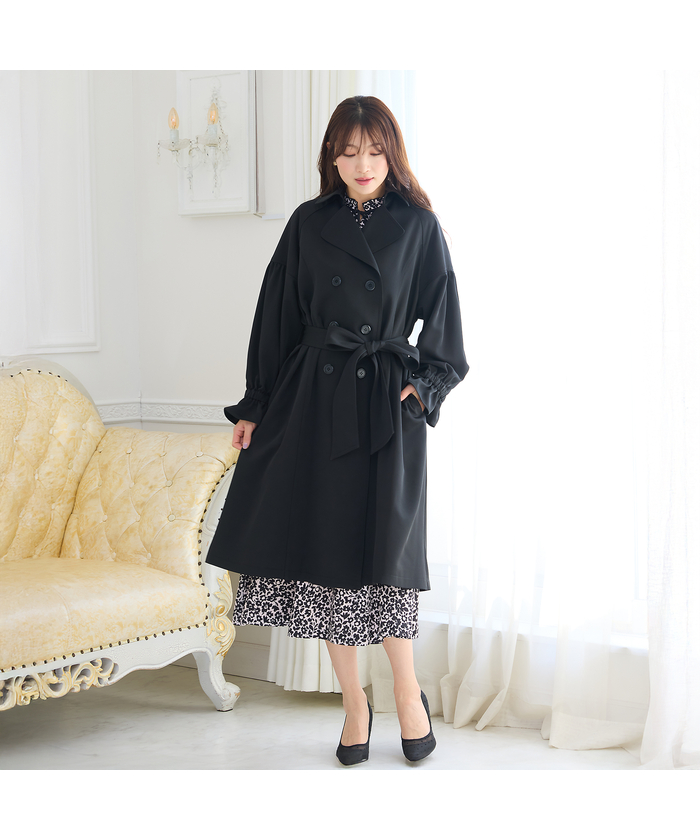 ローズティアラ RoseTiara ギャザートレンチコート(508683132)｜阪急