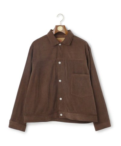 【WEB・一部店舗限定】トリコットコーデュロイ トラッカージャケット