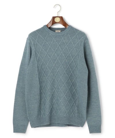 【WEB・一部店舗限定】ケーブルクルーネック ニット