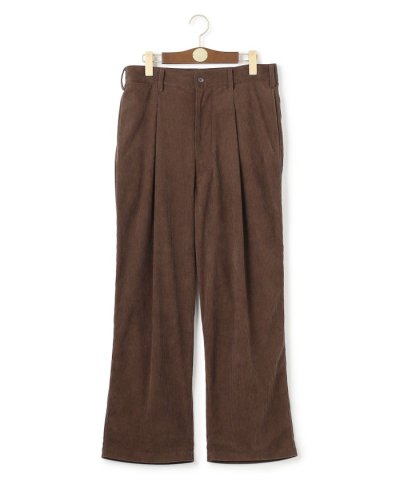 【WEB・一部店舗限定】トリコットコーデュロイ 1タックトラウザー