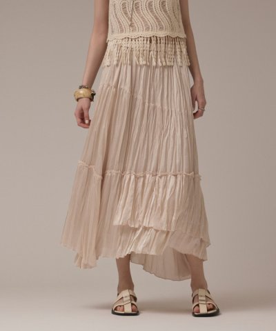 ワッシャープリーツスカート