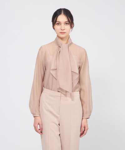 シアークロス フリルブラウス