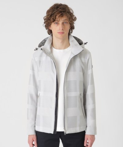 シャドーチェックカルゼパーカー