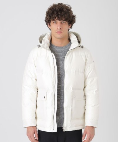 クレストブリッジチェックコンビショートダウン