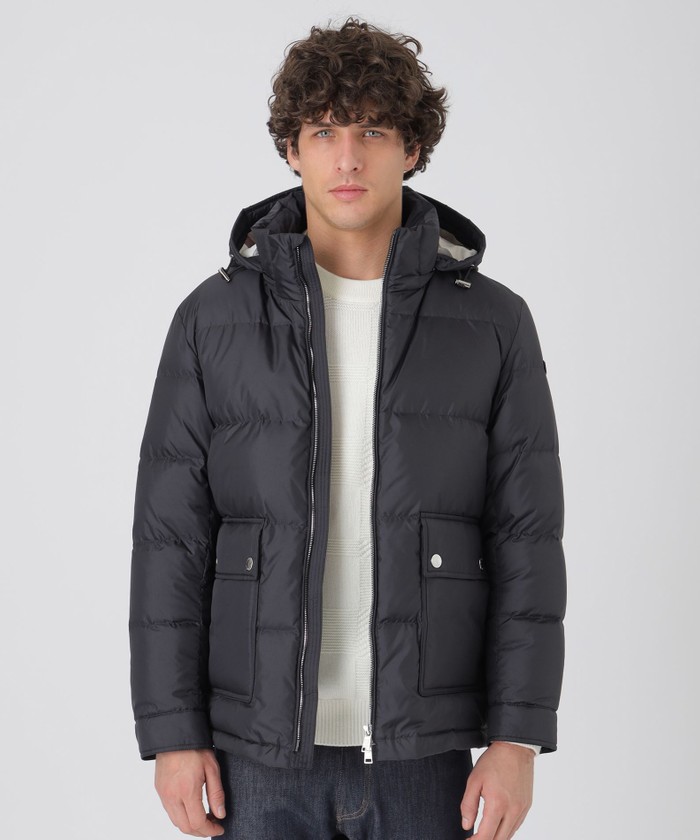 クレストブリッジチェックコンビショートダウン(508670367)｜HANKYU